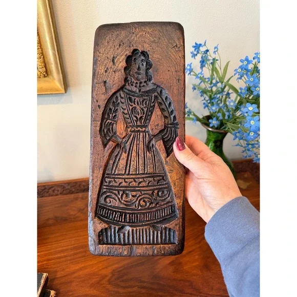 Vintage Butter Mold Style Wall Plaque 1971